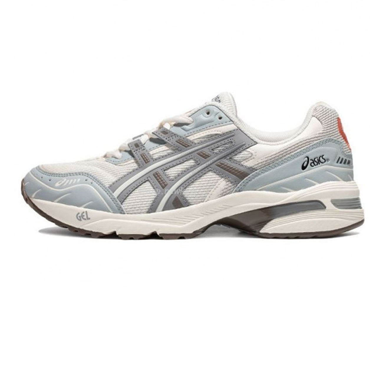 Asics Gel 1090 Grey Beige Birch French Blue White Sage Silver Cream Brown Silver Cream Gray Blue (27) - newkick.vip